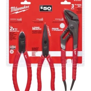 Milwaukee Pliers Set 3pc